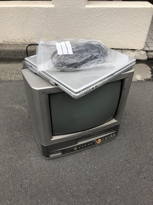 朝霞市本町でテレビ、ノートパソコンの不用品回収　施工事例紹介