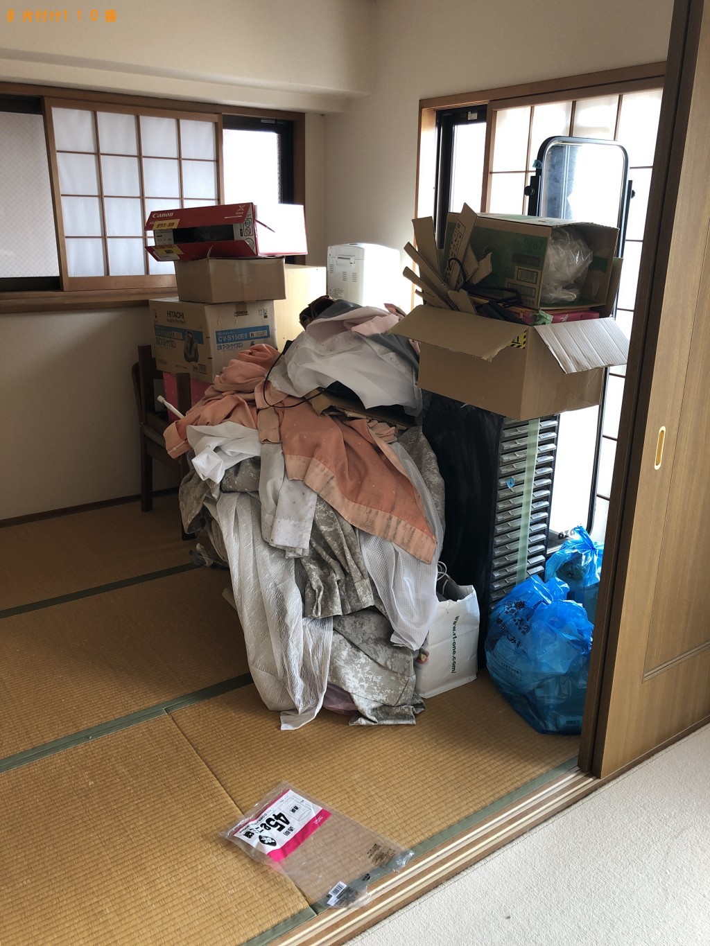 【狭山市】クローゼット、回転いす、カラーボックス等の回収
