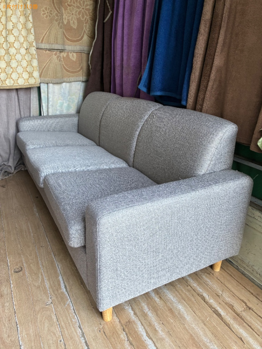 【さいたま市桜区】三人掛けソファーの回収・処分ご依頼　お客様の声